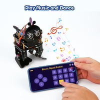 ACEBOTT Programación Fundamentos STEM Codificación Hands-On Robot Asamblea Educativo Bípedo Robot Kit para niños con Arduino