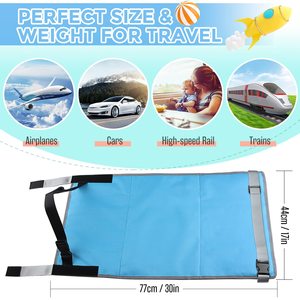Coussin de voyage portable pour bébé et enfant en bas âge, rallonge de siège <span class=keywords><strong>d</strong></span>'<span class=keywords><strong>avion</strong></span>, housse de ceintures de sécurité 3 points – Vente en gros - Product Image 2