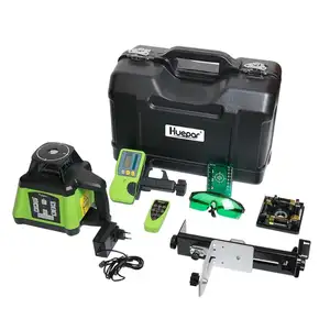 Pro Huepar RL200HVG Verde di Rotazione del Fascio, Orizzontale e Verticale Linea/Up & Down Dots, elettronica di Auto-Livellamento Livello Rotativo del Laser Kit