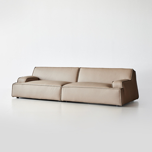 Ý hiện đại sang trọng da sofa tối giản thiết kế mới Da Bò Đầu lớp cho căn hộ hoặc biệt thự hình vuông phòng khách - Product Image 6