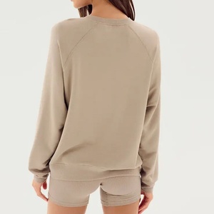 Sudaderas de Felpa de Alta Calidad con Mangas Raglán y Corte Holgado, Tops Deportivos, Sudadera con Capucha para Mujer - Product Image 3
