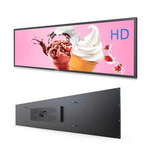 Thương mại siêu rộng kéo dài LCD thanh màn hình cho quảng cáo kỹ thuật số biển với Built-in Android <span class=keywords><strong>Player</strong></span> - Product Image 6