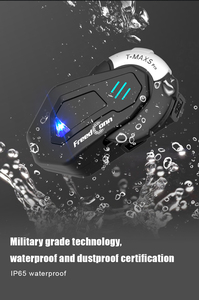 FreedCon T-MAX S PRO <span class=keywords><strong>5.0</strong></span>, helm interkom tahan air & tahan debu 2.4GHz IP65 dengan baterai 570mAh dan siaga 1 minggu - Product Image 4