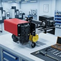 Système de palans électriques modulaires avec élingue en câble métallique |   Construction métallique |   Capacité de 10 tonnes |   Conception Plug-and-Play |   Prise en charge OEM Nouveau