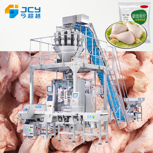 Fideos húmedos frescos Pasta de espagueti Macarrones Pesaje automático Patas de <span class=keywords><strong>pollo</strong></span> congeladas Máquina empacadora - Product Image 1