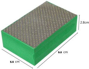 Éponge de ponçage <span class=keywords><strong>diamantée</strong></span>, tampon de polissage manuel, grain 200, pour le polissage du verre, de la pierre, des carreaux, OEM - Product Image 5