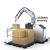 Palettiseur compact 6 axes JINWEI DS-CR25-G/S 25 kg 1798 mm ISO 10218 CE 9-13 pièces/min Installation rapide pour l'emballage alimentaire et chimique