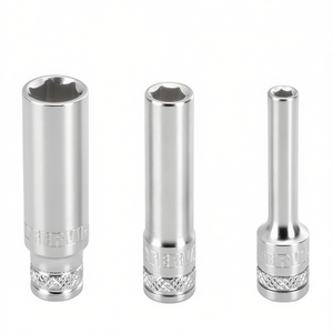 Clé à douille hexagonale longue Fervi 6 mm 8 mm 10 mm en acier au chrome vanadium - Product Image 2