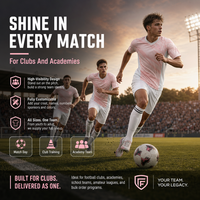 Maillot de football personnalisé rose Elite avec maille jacquard, uniforme de football en gros pour l'approvisionnement des équipes de clubs professionnels