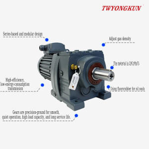 <span class=keywords><strong>Motorreductor</strong></span> Helicoidal <span class=keywords><strong>Coaxial</strong></span> de Precisión de Eje Sólido de Gran Torque Serie R de 380V 440V con Certificado CE - Product Image 6