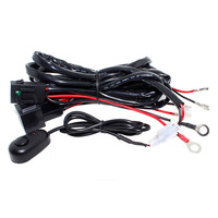 Kit de câblage 40A avec relais et fusible pour barre lumineuse LED de voiture, pour feux de travail LED tout-terrain et conduite automobile
