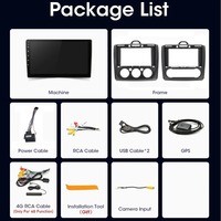 Autoradio Android pour Ford Focus 2004-2011, CarPlay sans fil, Android Auto, aide au recul, navigation GPS, lecteur multimédia vidéo, 1 an