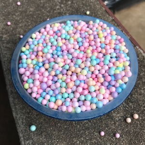 Boules de mousse colorées, remplissages en polystyrène pour slime, artisanat, jouets DIY 3543 - Product Image 4