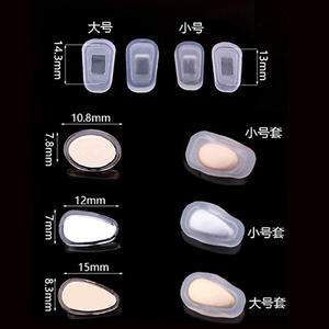 Anteojos antideslizantes Soportes <span class=keywords><strong>nasales</strong></span> <span class=keywords><strong>Gafas</strong></span> invisibles de silicona Cojín de aire <span class=keywords><strong>Almohadillas</strong></span> <span class=keywords><strong>para</strong></span> la nariz Soporte <span class=keywords><strong>para</strong></span> la nariz autoadhesivo transparente - Product Image 4