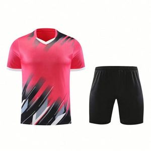 Uniforme de Fútbol Unisex de Alta Calidad, Talla Grande, Secado Rápido, Transpirable, Diseño Personalizado, Impresión por Transferencia de Calor, 100% Poliéster - Product Image 1