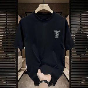 BOTTCOOLA T-shirt da Uomo a Maniche Corte in Puro Cotone 190G Traspirante, Stile Retrò, Girocollo, Vestibilità Ampia, Casual - Vendita all'Ingrosso - Product Image 2