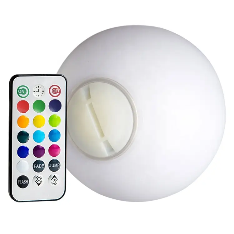 RGB Color Changing Floating Pool Light Ball Waterproof Remote Controlled Led Orb Light For Christmas Decoration Gift For Kids