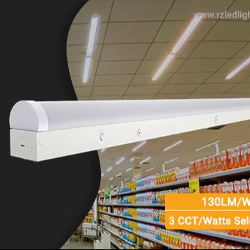 Colmeguna 2 Packs 5FT LED Batten Light, Ultra Light Slim Ceiling Surface Mounted Light, 50W, Day Light 4000K, IP20, LED Ceiling Light Fixture For Garage, Shop, Hallway, Office, Market - View #10