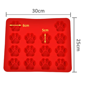 Dog Paw Bone Silicone Mold Fondant Silicone Mold Chocolate Bar Mold Silicone Molds For Decoration Pet Treat Mold - Product Image 5