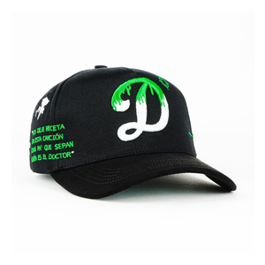 Gallo Fino X Marca Registrada ใหม่หมวก Snapback <span class=keywords><strong>สี</strong></span>ดำปักลาย Gfmagic Blk หนังนิ่ม5แผง - Product Image 5