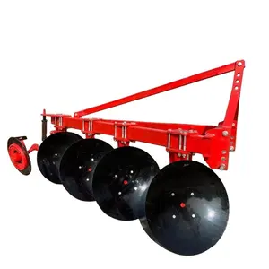 Yüksek verimli el traktör ağır disk tarla makinesi tüp disk pulluk tübüler disk pulluk