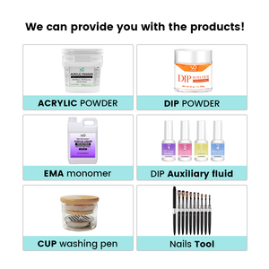 بودرة أكريليك للأظافر من VO Custom بوزن 680 جرام، بودرة أكريليك شفافة بالجملة، مجموعة بودرة أكريليك للأظافر - Product Image 5