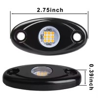 Luces LED OPOOLIGHT Blancas, Ámbar, Verdes y Púrpuras para Carrocería, Resistentes al Agua IP67, Colores Personalizables