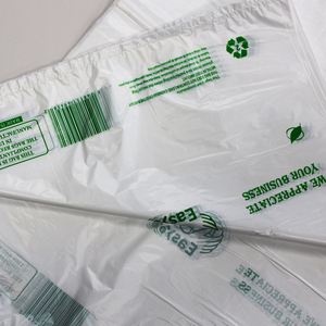 ถุงเสื้อยืดพลาสติกแบบ OEM ODM ออกแบบเองได้  วัสดุ HDPE LDPE สำหรับใส่สินค้า  พร้อมพิมพ์โลโก้ สำหรับบรรจุภัณฑ์ขายปลีก - Product Image 6