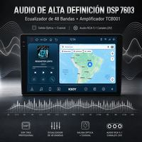 KSOY-06 Autoradio DSP GPS 360 Vision Panoramique 6 + 128G CarPlay Écran Pantallas Android Para Automovil Radio De Coche
