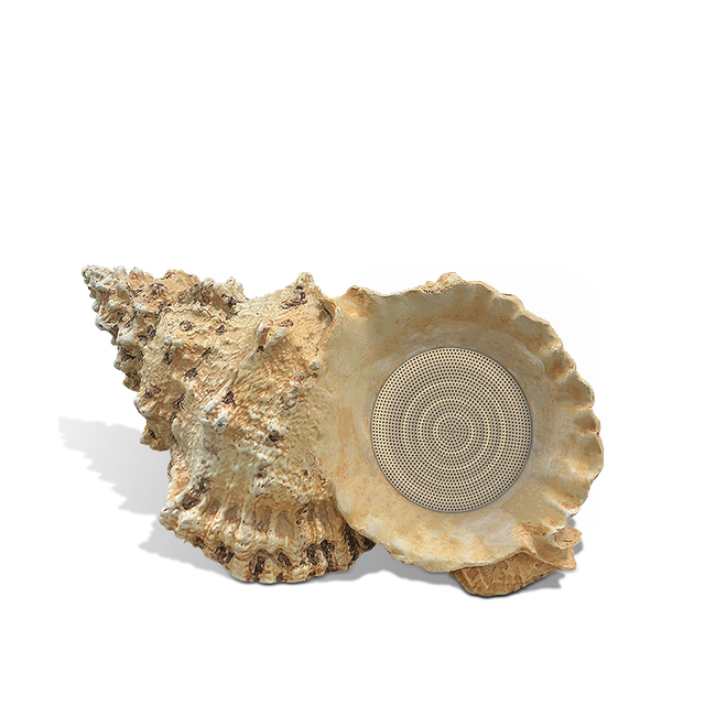 Conch Natural Sea Shell Sea Snail Ornaments Beach Accessories Outdoor bluetooth Speaker