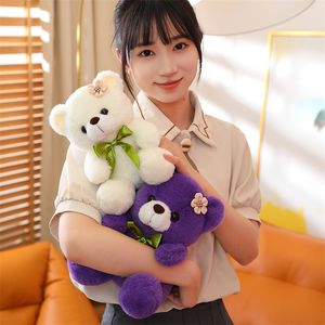 Nueva llegada 20cm lindo oso de peluche muñeca personalizado clásico oso relleno Animal de peluche tela de algodón lavado para el Día de San Valentín - Product Image 4