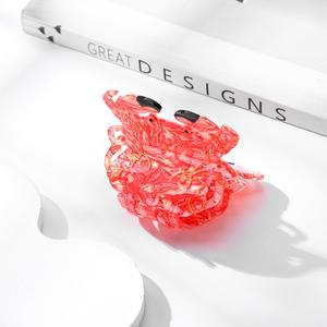 YJL Nuovo Design Fermaglio per Capelli a Forma di Granchio Marino in Acetato, Fermaglio a Forma di Medusa Marina, Fermaglio Personalizzato per Donne - Product Image 4