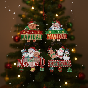 Homeera Aromatherapy Hanging Ornament Mixed Styles Rectangle Festival Christmas Tree Decoration - Product Image 2