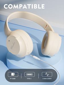 Auriculares Inalámbricos NEEXXT <span class=keywords><strong>K6</strong></span> para Deportes, Auriculares de Diadema para Juegos con Entrada Auxiliar, Auriculares con Cable Coloridos y Cómodos para Deporte - Product Image 6