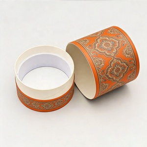 บรรจุภัณฑ์กล่องทรงกระบอกทำจากกระดาษแข็งรีไซเคิลได้ <span class=keywords><strong>เป็น</strong></span>มิตรกับสิ่งแวดล้อม สำหรับบรรจุภัณฑ์แป้งฝุ่นและน้ำหอม - Product Image 3