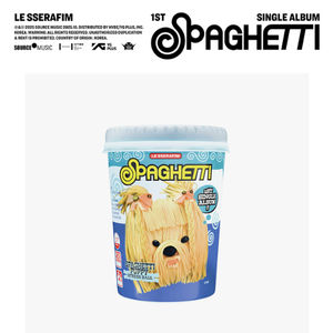 KPOP LE SSERAFIM - Primer Álbum Sencillo SPAGHETTI STRESS BALL Ver. Oficial - CD Especial del Grupo Idol Coreano - Regalo Musical Coleccionable - Product Image 2