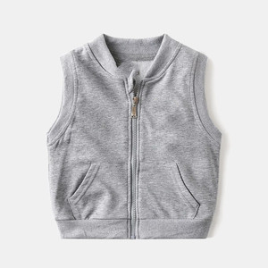 Chaleco Cortavientos Personalizado con Logotipo para Niños y Niñas, Chaqueta con Cremallera, Abrigo Infantil de Invierno, Ropa de Abrigo de Otoño para Niños, Chaqueta sin Mangas - Product Image 4