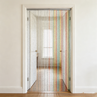 Chaîne à double crochet en fil d'aluminium haute pureté, accessoire résistant à la corrosion et antirouille pour écran métallique décoratif intérieur