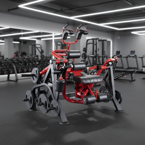 Plaque de serrage abdominale complète pour l'entraînement du dos <span class=keywords><strong>Machine</strong></span> de craquement oblique <span class=keywords><strong>abdominal</strong></span> assis chargé - Product Image 4