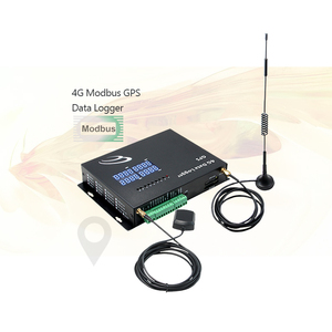 Modbus GPS 4G noir de qualité industrielle avec antenne et écran - Product Image 3