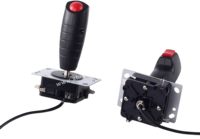 Manette de jeu miniature robuste pour simulateur de vol, originale, 8 directions, pour machine de jeu