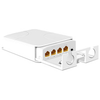 Repetidor POE Gigabit Impermeable para Exteriores, Modelo de Extensión en Cascada Uno-para-Cuatro Salidas XH-POE013S