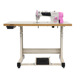 JUKKY JK9806 High-Speed Automatic Lockstitch Industrial Sewing Machine Direct Drive Computerized Trimming Leather Pink Color - Product Image 6