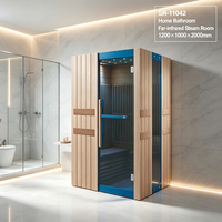 Sauna extérieur haut de gamme avec aménagement personnalisé et construction en bois durable pour jardins de luxe, centres de villégiature et centres de bien-être