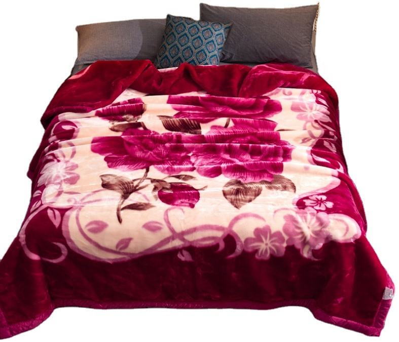 Raschel Quality Mink Blankets Wholesale Luxury