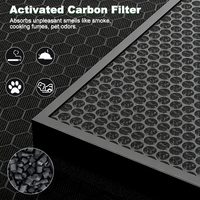 Filtre HEPA en charbon actif en nid d'abeille sur mesure, fourni directement par l'usine