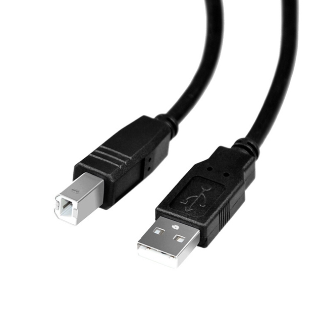 Wholesale Black USB Data Sync Printer Cable Lead USB 2.0 AM to BM Extension Cable for Computer Printer