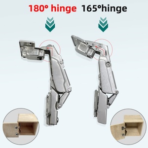 180 Degree Concealed Hydraulic Adjustable 35mm Nickel-Plated Steel Buffer Hinges Soft Closing Cabinet Hotel Bedroom Home Office - Product Image 3