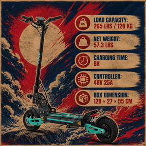 Scooter Eléctrico Plegable de 10 Pulgadas, 48V, 800W para Adultos, 30MPH de Alta Velocidad, Scooter Eléctrico para Desplazamientos, Potente Scooter Eléctrico de Largo Alcance para Adultos <span class=keywords><strong>PR</strong></span> - Product Image 6