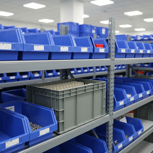 <span class=keywords><strong>Bac</strong></span> à Pièces Empilable, Boîte de Rangement en Vrac, <span class=keywords><strong>Prix</strong></span> Usine, Organisateur de Bureau Multifonctionnel Industriel en Plastique, Étagères en Plastique Polygonales - Product Image 6